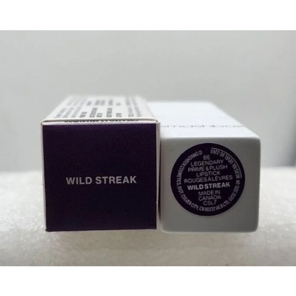 Smashbox WILD STREAK Lipstick ~Be Legendary  Prime & Plush ~ Vibrant Purple ~NIB